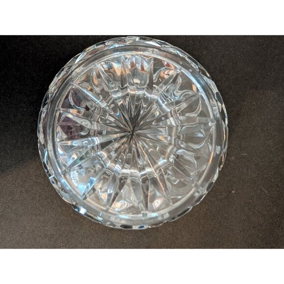Set Of 2 Vintage Crystal Cut Glass Round Candle Holders 3.5" Tall Decorative - Picture 4 of 6